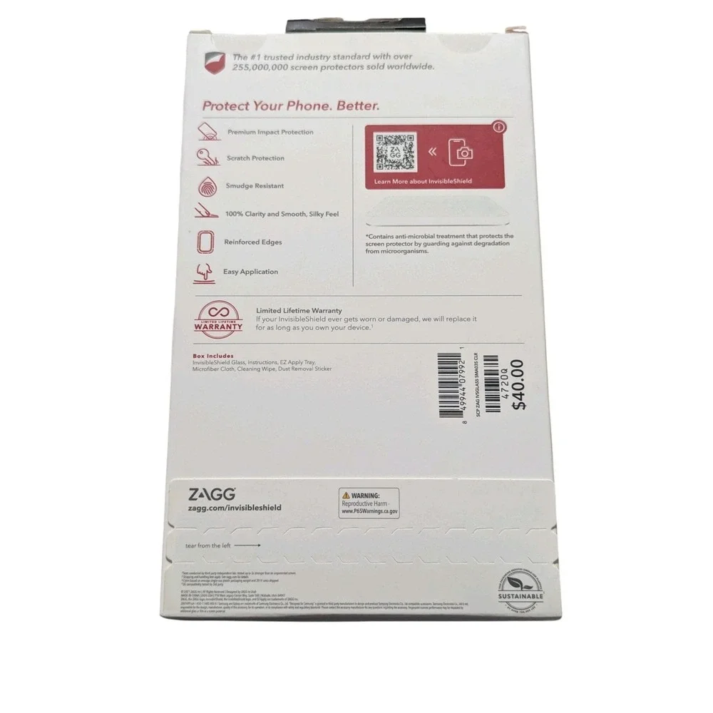 U9-N ZAGG Invisible Shield Glass Screen Protector for Samsung Galaxy‎ A03s